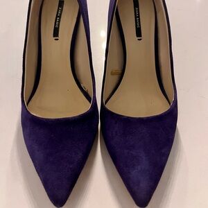 Zara Women's Deep Purple Heels